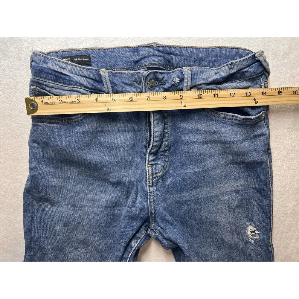 True Religion Jeans Size 29 Womens Jennie Curvy High Rise Skinny Blue Denim
